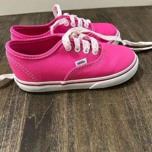 Pink Vans size 9